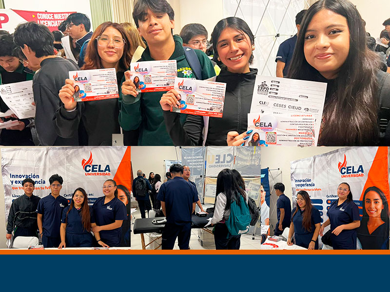 CELA Universidad presente en la Expo Becas Universitarias en Tlaxcala